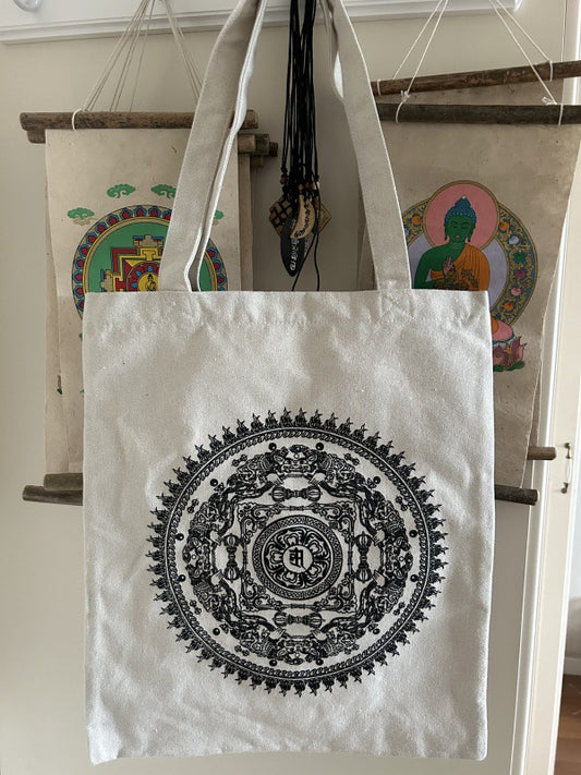 Nepalese handmade canvas eco-friendly bag