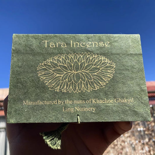 Tara Nyingma Monastery Green Incense Gift Box Natural Herbal Incense