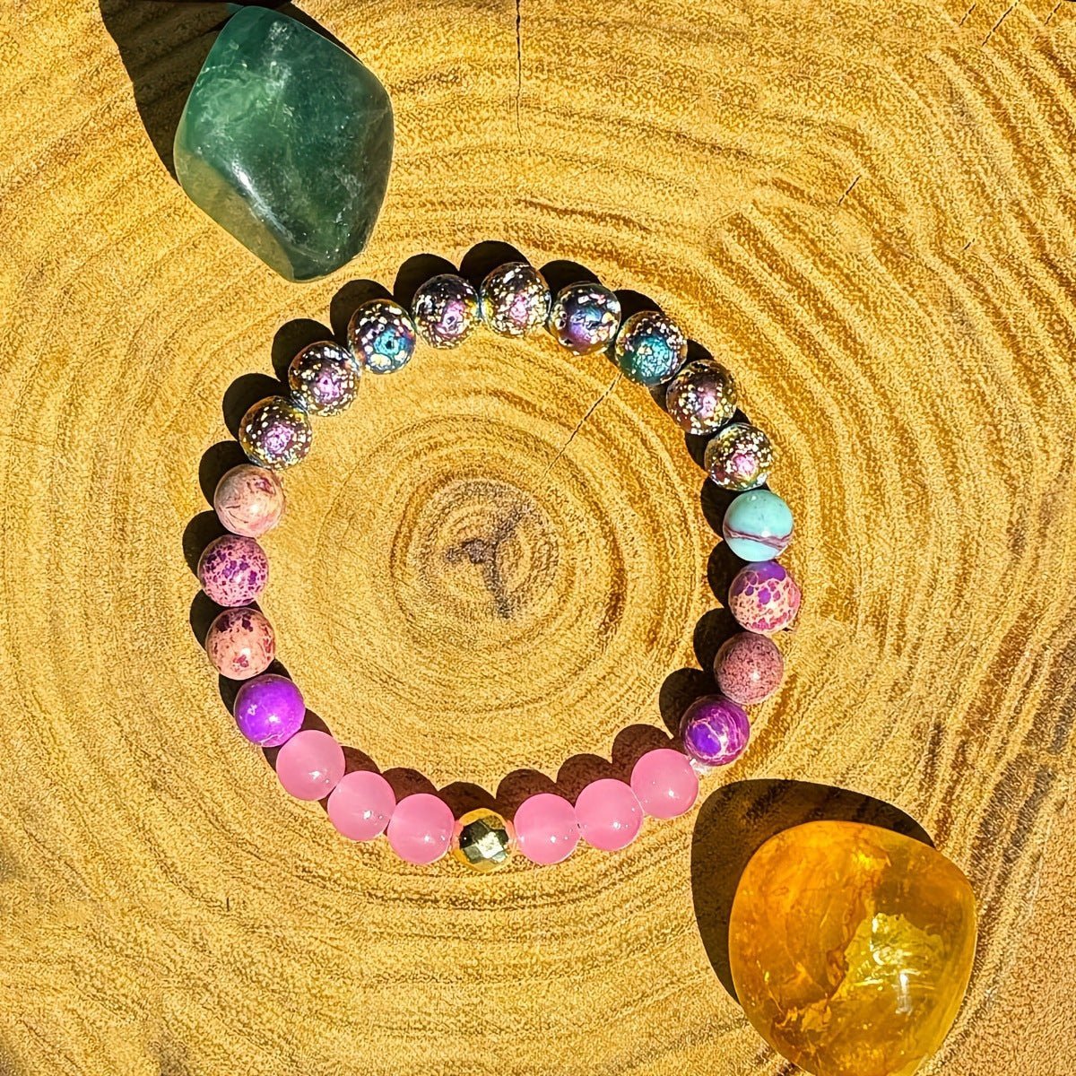 'Lovespell' Handcrafted Energy Mineral Bracelet - 9$hop